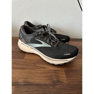 BROOKS GHOST 14 BLACK SNEAKERS WALKING RUNNING ATHLETIC SHOES US WOMENS SZ 9